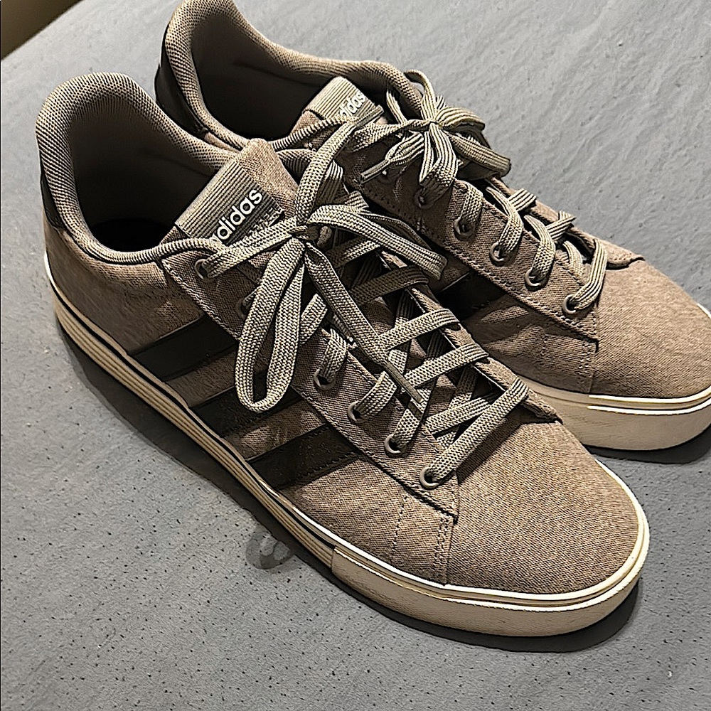 Adidas Men's Brown and Black Sneakers